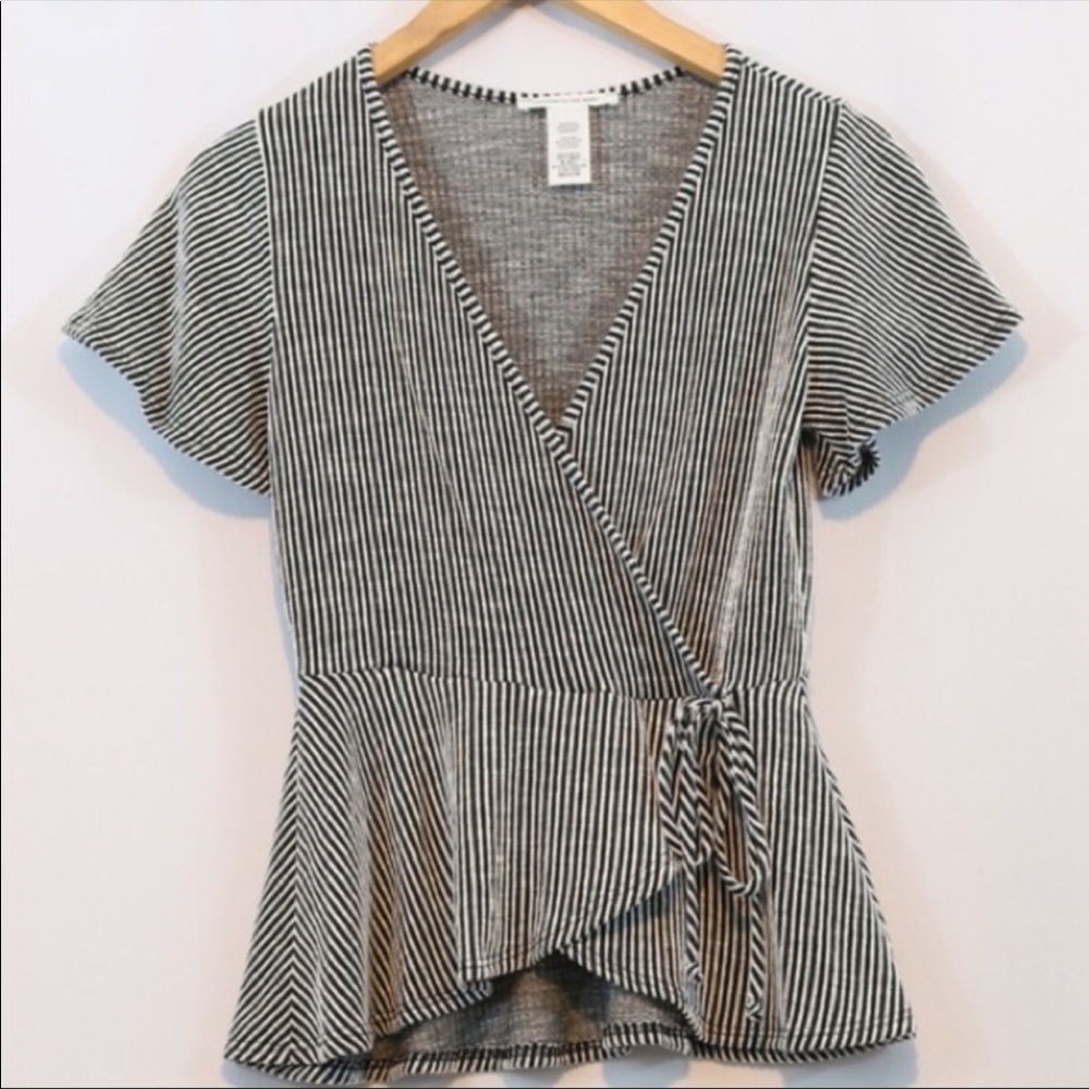 Caution to the Wind Wrap Top